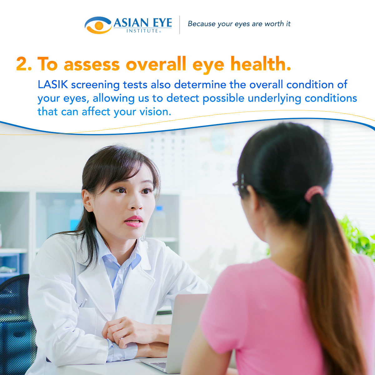 asianeyephil's tweet photo. Happy Healthy Vision Month! Have you been thinking about getting LASIK surgery at Asian Eye Institute? 

Learn the three reasons why you need to get comprehensive LASIK screening by reading this post.

#AsianEye2023
#AsianEyeInstitute
#AsianEye
#LASIK
#HealthyVisionMonth https://t.co/dgWQSjtu9J