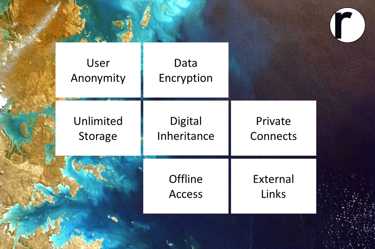 Riddlock's tweet photo. Keep important data. Connect privately with internal and external users. Give inheritance to your family for emergencies. https://t.co/4WA1WvcUU6