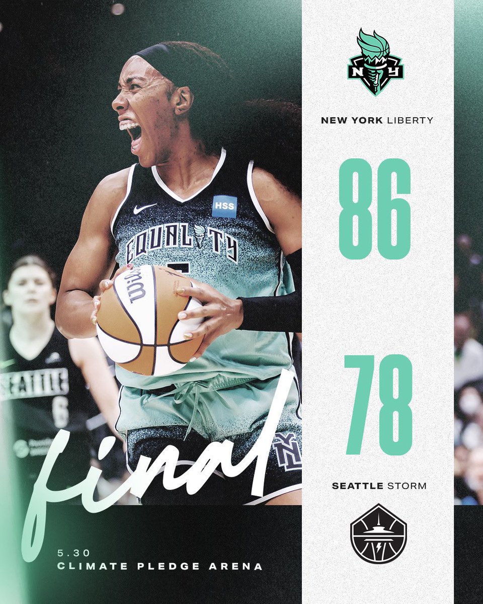 New York Liberty on Twitter "Lit it up in Seattle tonight🗽"
