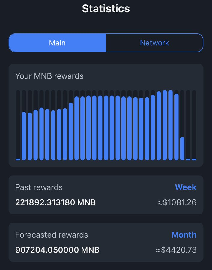 Coin_Rainmaker's tweet photo. ✈️👇🏻 $50 in $MNB to 10 winners.

Then you can grab a virtual GPU &amp; start mining $MNB on our #app ⛏️

✅ Like, RT &amp; Follow.
✅ Tag 3 friends.
✅ ERC20 wallet in comments.

🏆 Winners announced in 48h

#Crypto #Ethereum #PEPE #Memecoin #Airdrop #Giveaway https://t.co/CZOij1fjWP