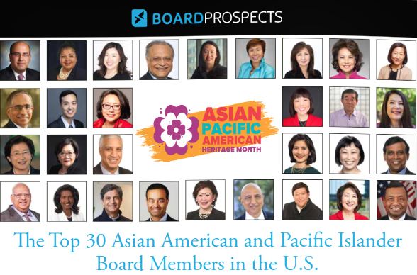 slontoh's tweet image. Thank you @BoardProspects for celebrating #AAPIHeritageMonth2023 by highlighting the accomplishments and contributions of Asian Americans. It is a privilege to be named amogst these board leaders whose work I respect. Congratulations to all and let's continue to work together to