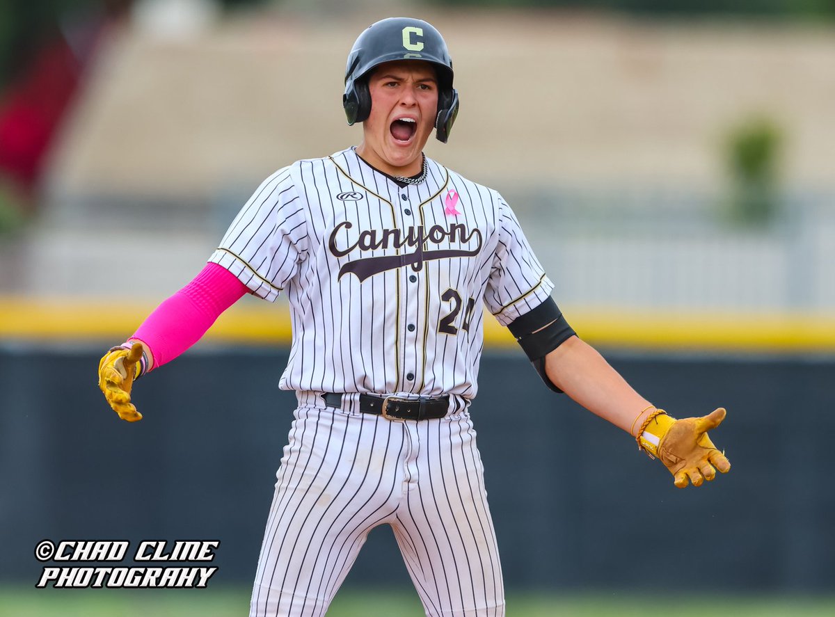 Highschoolsptph's tweet photo. RD1 CIF-SS Regional game. @canyonbaseball vs Sylmar, Canyon gets the win in a 3-0 game to move on to RD2 this Thursday at Canyon vs Fallbrook at 4PM. #BaseBall #CanyonHigh https://t.co/1t4bIe6Jhy