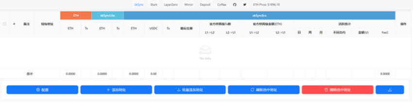 关于怎么查看自己的钱包交互详情，然后和上面的数据比对，可用 bitboxtools.github.io/#/zksync 开源项目安全，输入钱包地址即可查看。
zkSync+Starknet+LayerZero都可查