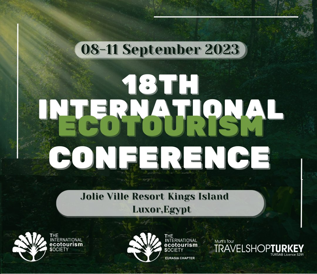 'The most important global #ecotourism conference.' Since 2002 The International Ecotourism Society has held the Ecotourism and Sustainable Tourism Conference (ESTC). This year, the 18th annual #ESTC will be held live in Luxor, Egypt September 8th-11th. Registration soon. #egypt