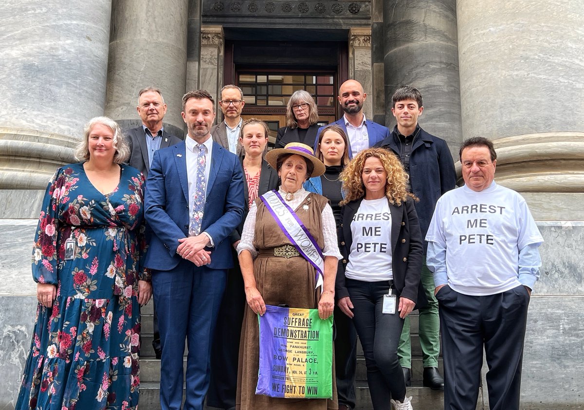 It's deeply disappointing to see the SA Government push ahead with these anti-protest laws, but I'm so grateful to everyone who stood up for our democracy – including these civil society leaders, the Greens and SA Best. 

Thank you for everything you've done. 

#ProtectProtest