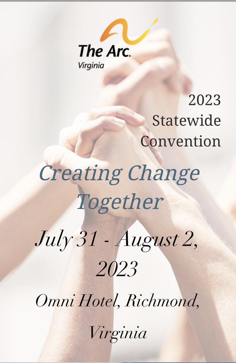 Excited to share my #proposal “Youth & Young Adult Transition: Preparing for Work,” was accepted for this year’s @TheArcofVA State Convention. Registration is now open. Hope to see you there. #disabilityawareness #inclusion #creatingchangetogether