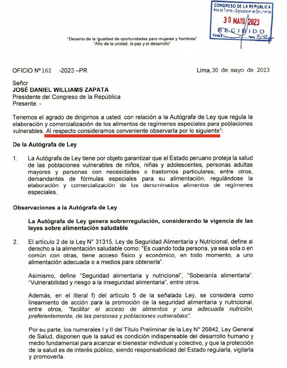 antoniomanco's tweet photo. ¡Buena noticia! 👉El Ejecutivo observa la ley aprobada por el @congresoperu que proponía excluir de los octógonos a las fórmulas infantiles y hay varios parlamentarios que ahora dicen que los sorprendieron. ¿A qué intereses empresariales responden la autoria del proyecto @rosiotorressali e integrantes de la @BancadaAPP que ahora dan explicaciones confusas?