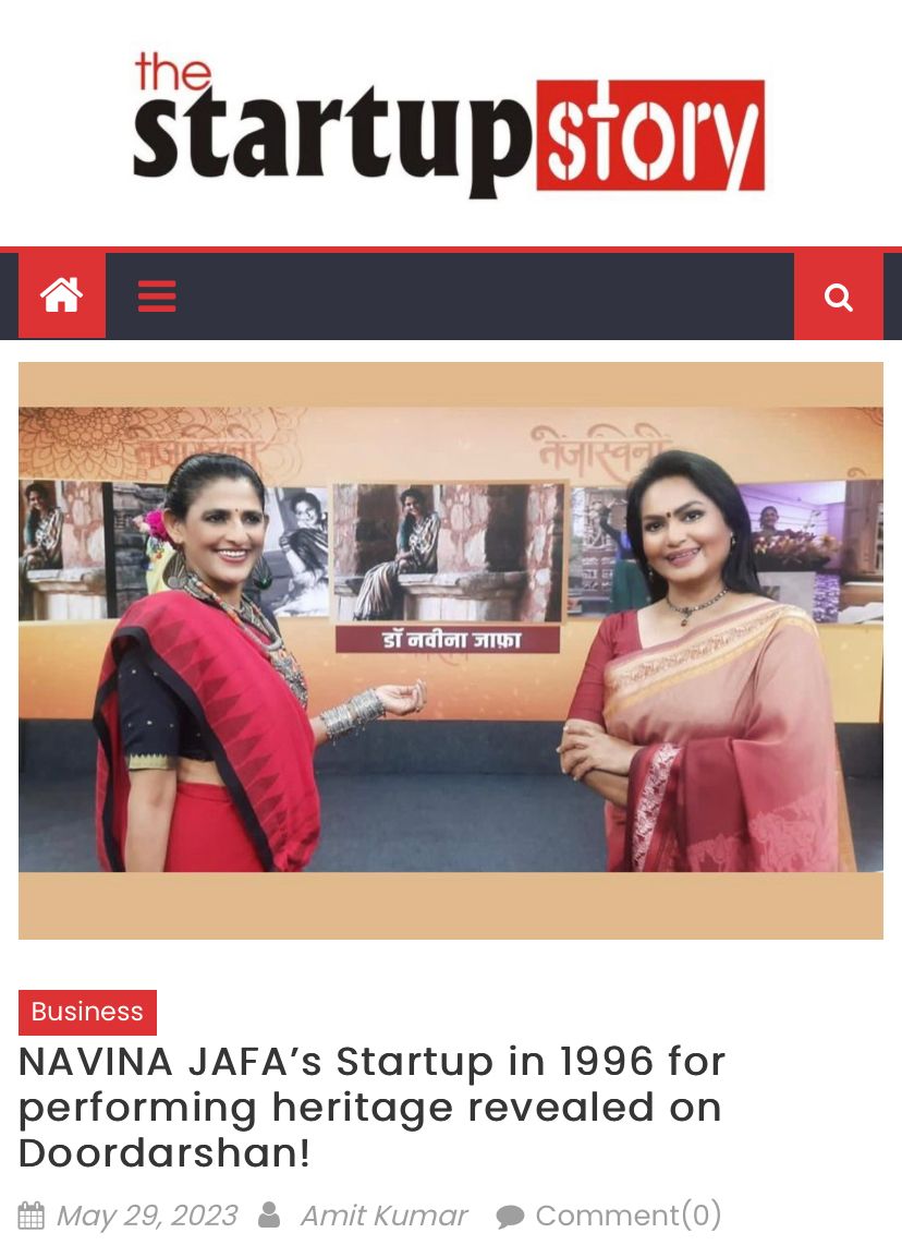 Self employment &amp; cultural heritage. #Womenpower
thestartupstory.co.in/index.php/2023…
@DDNewsLive @MinofCulGOI <a href="/tourismgoi/">Ministry of Tourism</a> <a href="/MamtaDdnews/">MAMTA CHOPRA</a> <a href="/Neelam01/">Neelam Singh</a> <a href="/BhavreenMK/">Bhavreen Kandhari</a> <a href="/SunilIssar/">Sunil Issar</a> <a href="/kazhugan/">Sunil Menon</a> <a href="/CafeSSC/">Stephanians</a> <a href="/somakp/">soma kp</a> <a href="/Paschim_UP/">Western_Uttarpradesh</a> <a href="/phdchamber/">PHD Chamber</a> <a href="/FICCIFLO/">FLO-FICCI Women's Chamber of Commerce</a> <a href="/anuradhamathur/">anu mathur</a> <a href="/Bhrigzz/">Bhrigu KP</a> <a href="/Warriormomsin/">Warrior Moms</a> <a href="/TravelerInMe/">Monika Ohson</a>