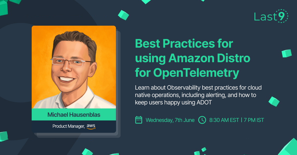 👋 Catch @mhausenblas talk about 'best practices for using Amazon Distro for OpenTelemetry' in our next talk!

Also, a chance to quiz him on everything #DevOps and #Observability. 🥰

RSVP here - discord.gg/hr3tCQ4prM?eve…