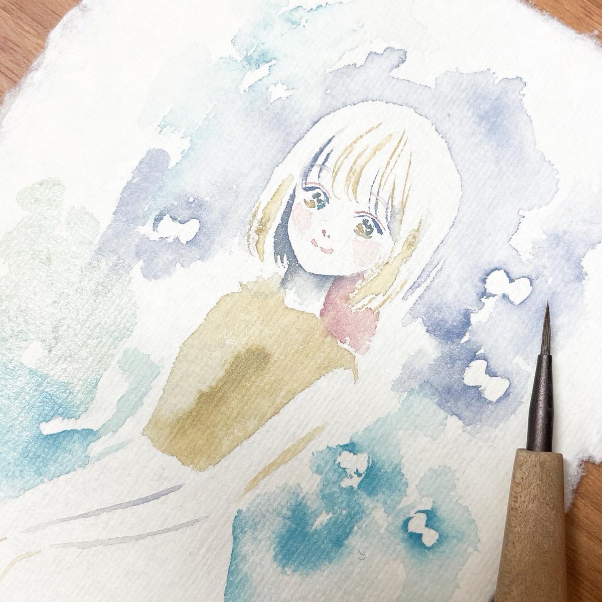 「#watercolorpainting #illustration」|miiiのイラスト