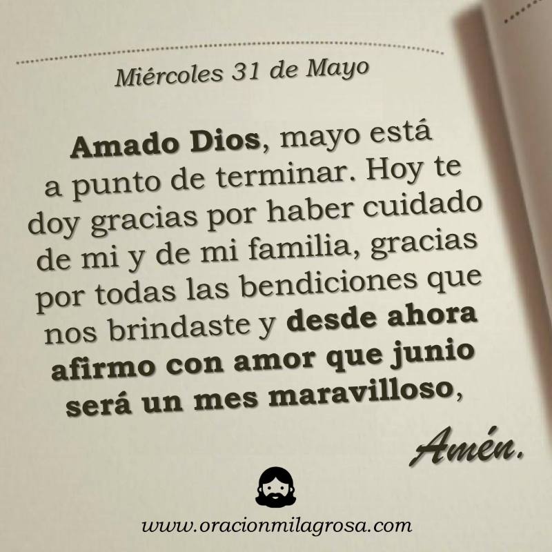 oracion_milagro's tweet photo. Oración para el miércoles 31 de mayo de 2023: https://t.co/4KUD1HRGEo