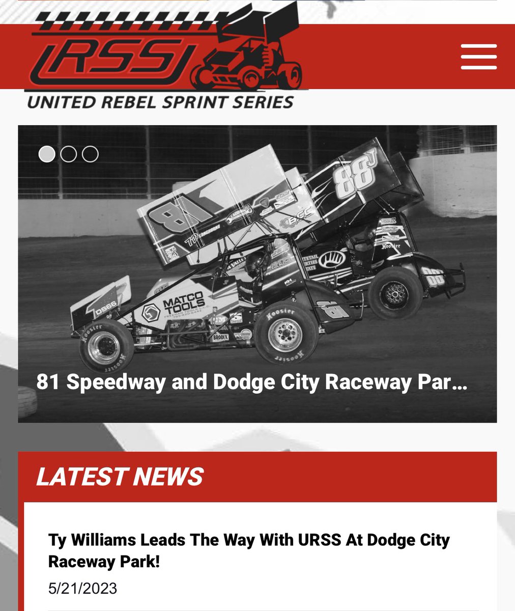 Sneak peek at the <a href="/URSSRacing/">United Rebel Sprint Series</a> website coming soon!