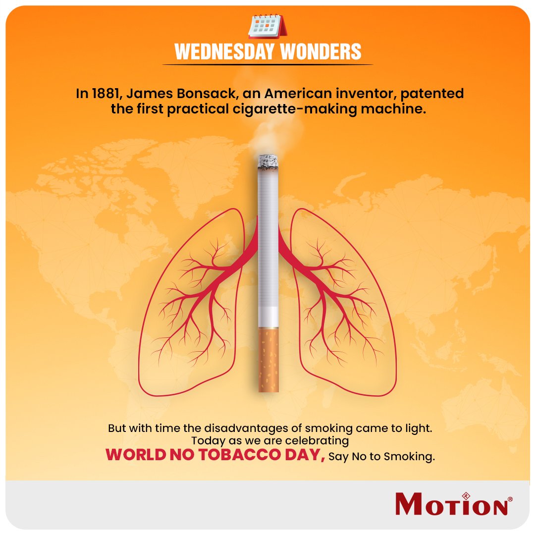 MotionKota's tweet photo. 📍On this important occasion, 🔥World No Tobacco Day, we're giving you a glimpse inside the history of the cigrettes and urging you all to reject tobacco.❌
👉 Save your lungs, Quit Today ✨
#worldnotobaccoday
#worldnotobaccoday23 #world #tobaco #ciggrettes #MotionKota #awarnes https://t.co/gqJirrt98C
