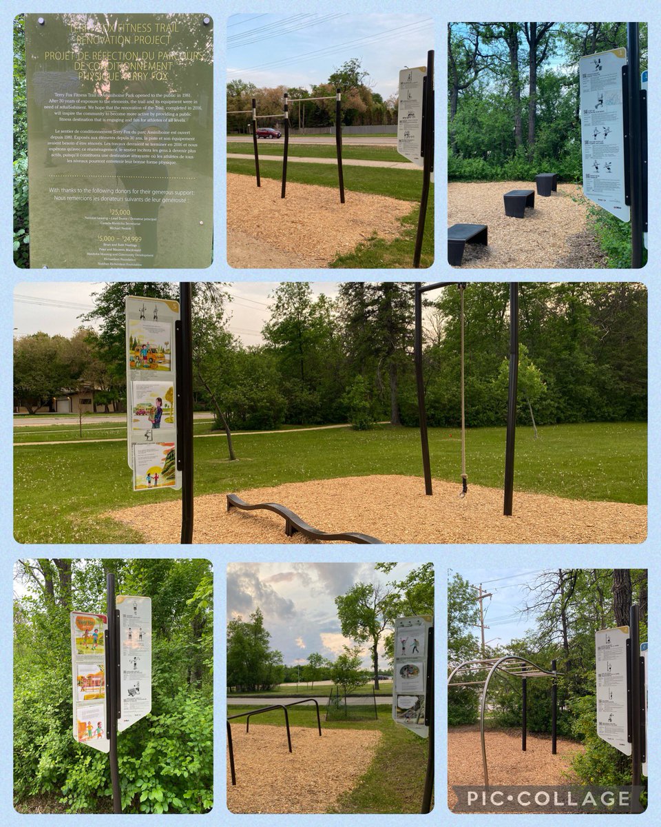 ecolebschool's tweet photo. We have put up our Terry Fox book walk along the Terry Fox Fitness Trail in preparations for tomorrow’s school wide field trip to the Assiniboine Park. @TerryFoxCanada ♥️ 📖 @mbleatherdale https://t.co/LGXG1zT9gl