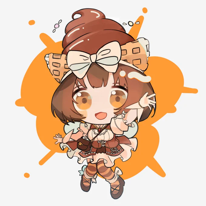 クリーミィ千代子さんにこちらのイラスト提供させていただきました!ラブリィプリティに描けましたのでぜひ  目指せ…借金完済