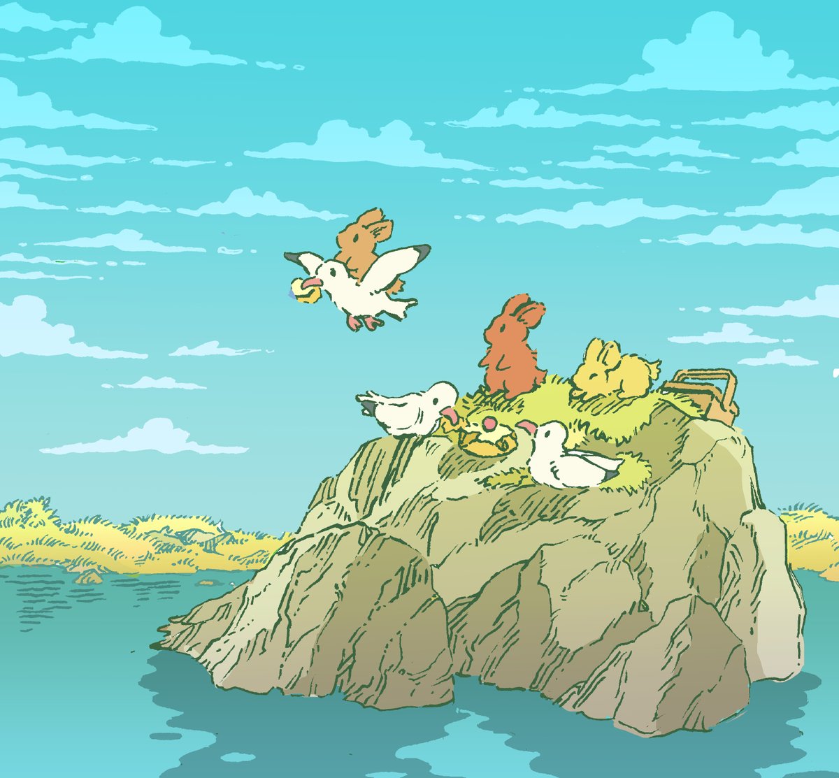 willquinnart's tweet image. Daily bunny no.2139 has struck a deal