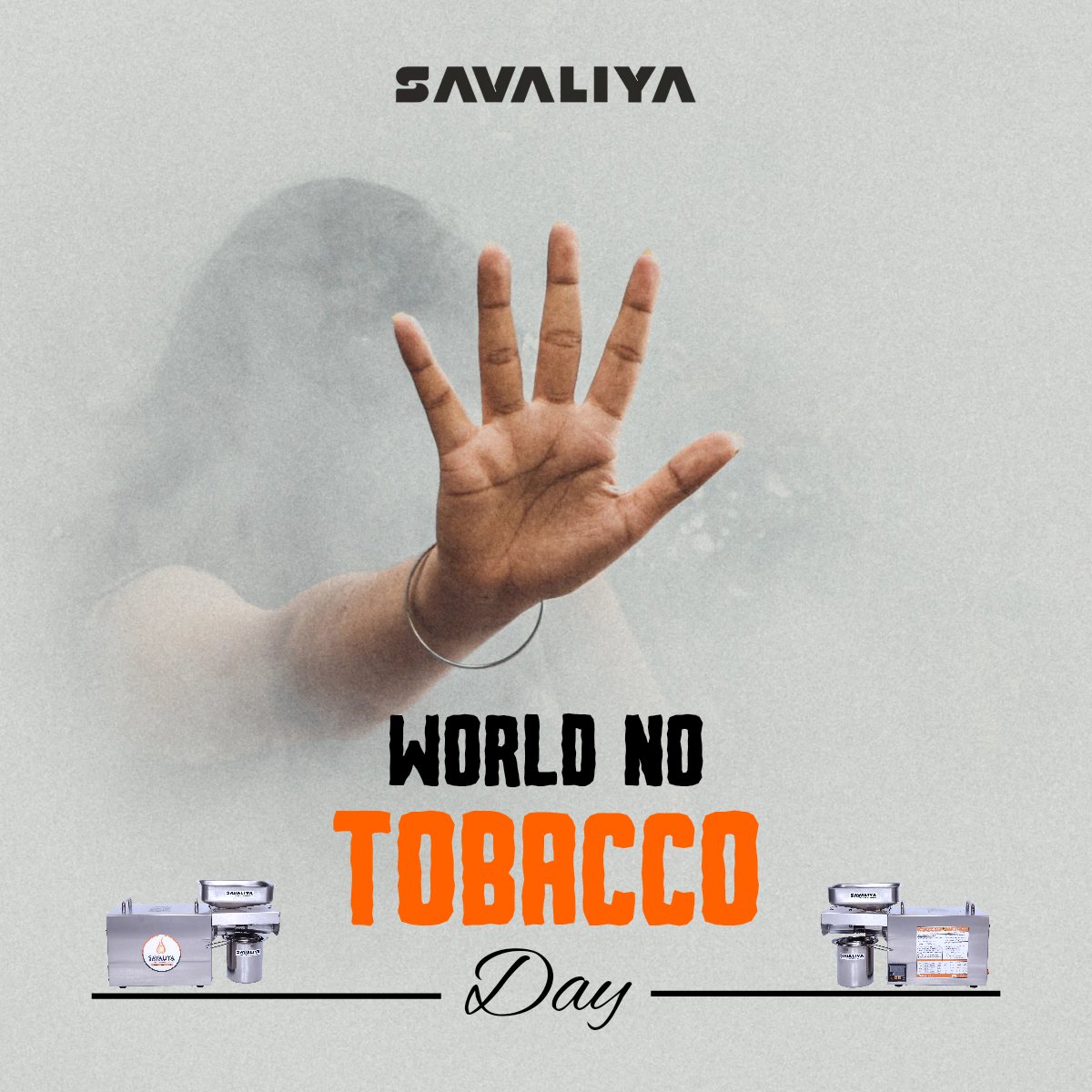 World no Tobacco Day

#WorldNoTobaccoDay #NoTobaccoDay #TobaccoFreeLife #tobacco #savaliyaoilmakermachine  #oilmakermachine #oilpressmachine #oilextractionmachine #oilexpeller #OilMakingMachine #oilpress #coldpressoilmachine #coldpressed #peanutoil #mustardoil #coconutoil