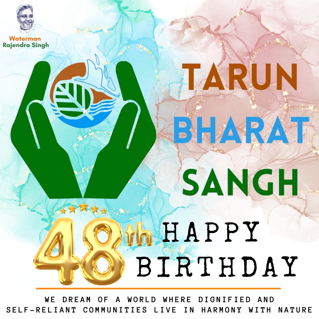 Tarun Bharat Sangh @sanghtarun celebrates entering its 49th year!  We're still a youthful #startup, driven by perpetual #progress and thinking #bigger.Here's to another year of #growth, #impact, and boundless #potential. Let's shape a brighter future for #Bharat together!