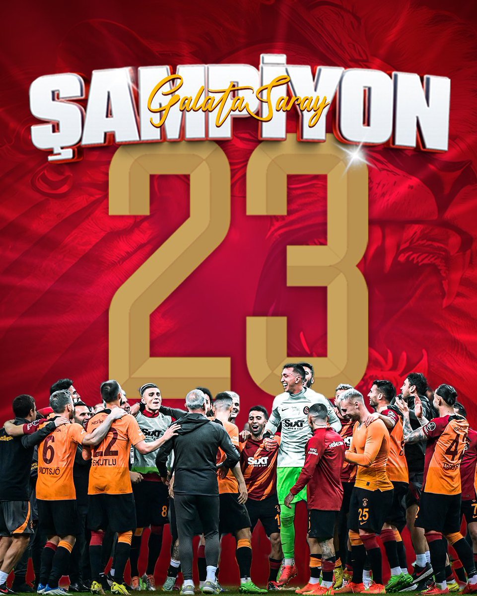 Spor Toto Süper Lig 2022-2023 Sezonu Şampiyonu olan Galatasaray’ı, taraftarını ve tüm Galatasaray camiasını tebrik ediyorum.

TÜRKİYENİN EN BÜYÜĞÜ