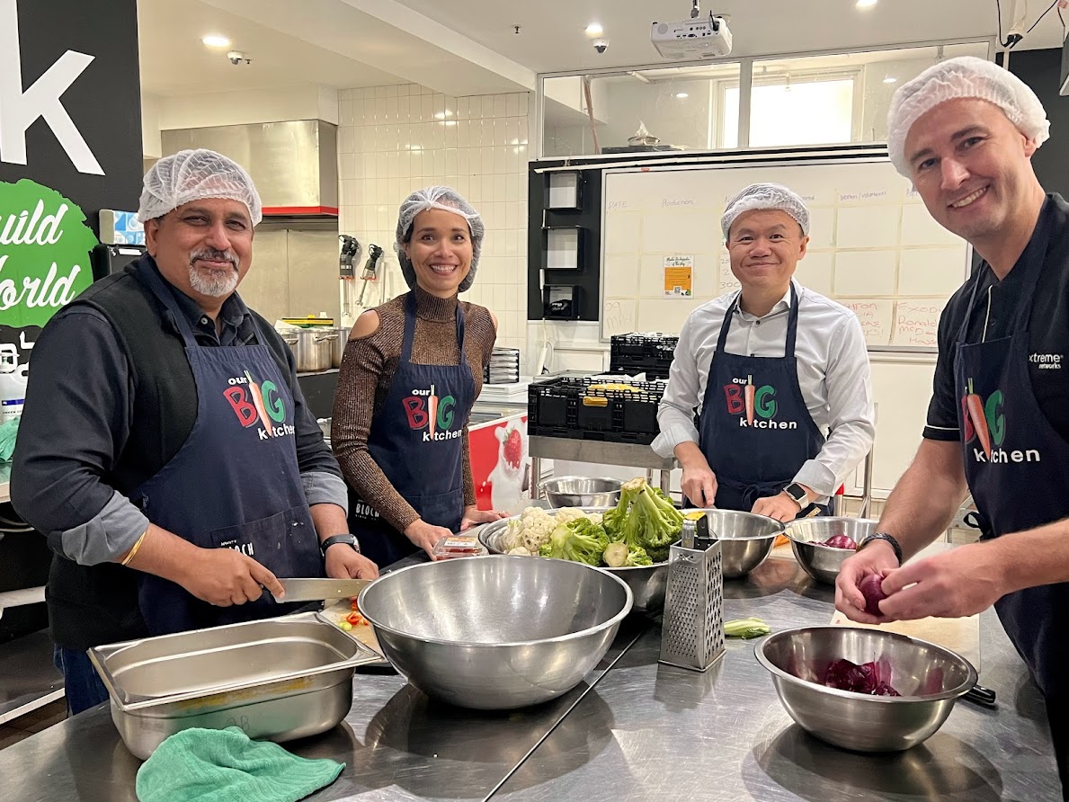 DickerData's tweet photo. 📷 Recently our @DickerData team joined the @ExtremeNetworks  team for their annual day of giving! It was a wholesome day spent at Our Big Kitchen in Bondi.

#WEAREDDR https://t.co/WH7tuvO9Yd
