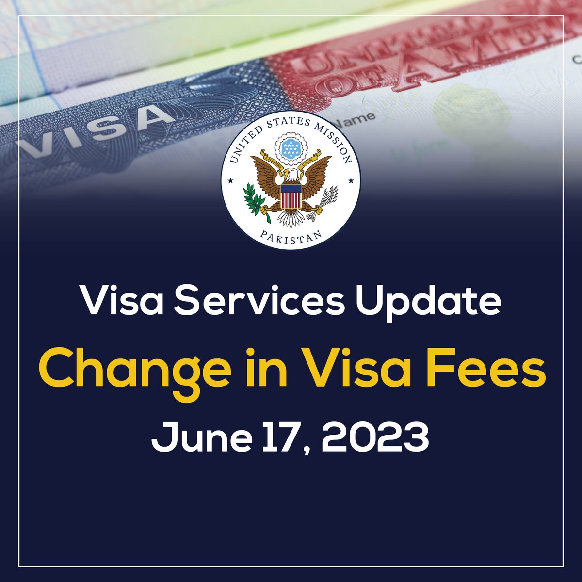 U.S. Embassy Islamabad on Twitter "Update On June 17, 2023, the