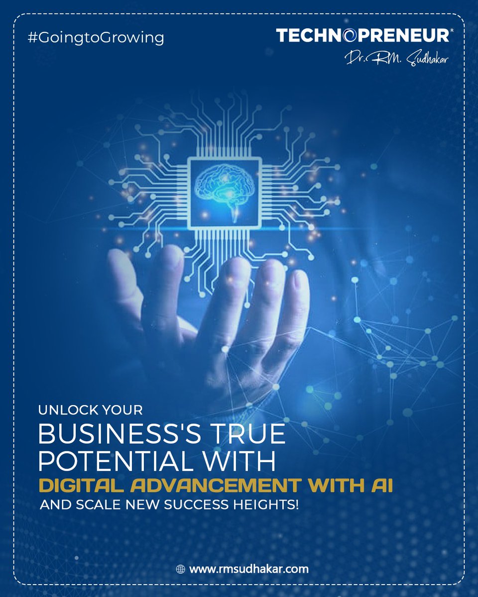 Incorporate the Al-powered ChatGPT in business digital advancement - learn delivering personalized, human-like interactions to boost customer engagement and efficiency with AI tools.
*
*
*
#DrRMSudhakar #SmallBusiness #Automation #Entrepreneur #BusinessAutomation #itconsultant