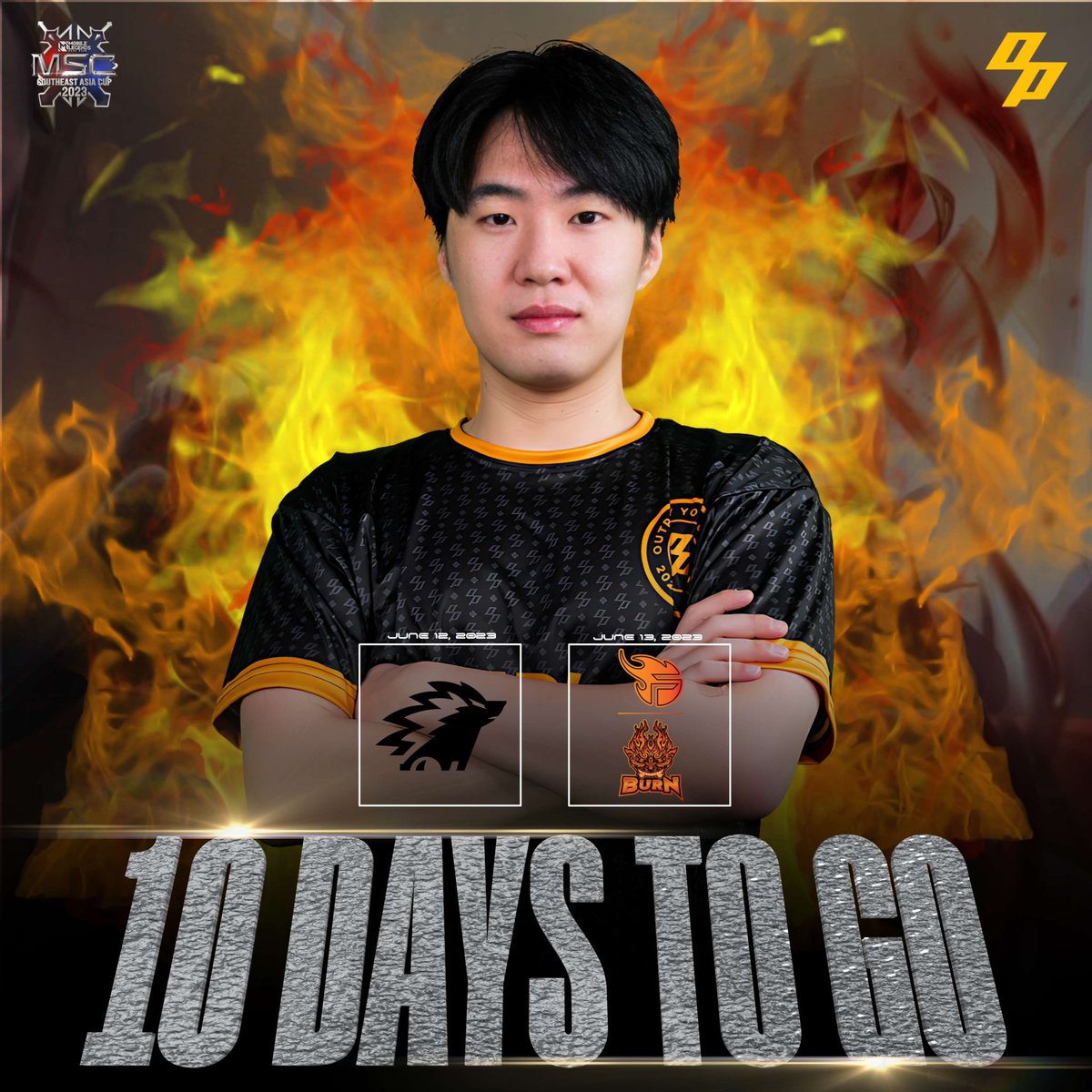 TeamOutplay's tweet photo. 10 days left, keep your eyes peeled for Outplay 🔥

#OutplayYourOpponents #MSC2023 #MLBB https://t.co/MEvCEZlVdL