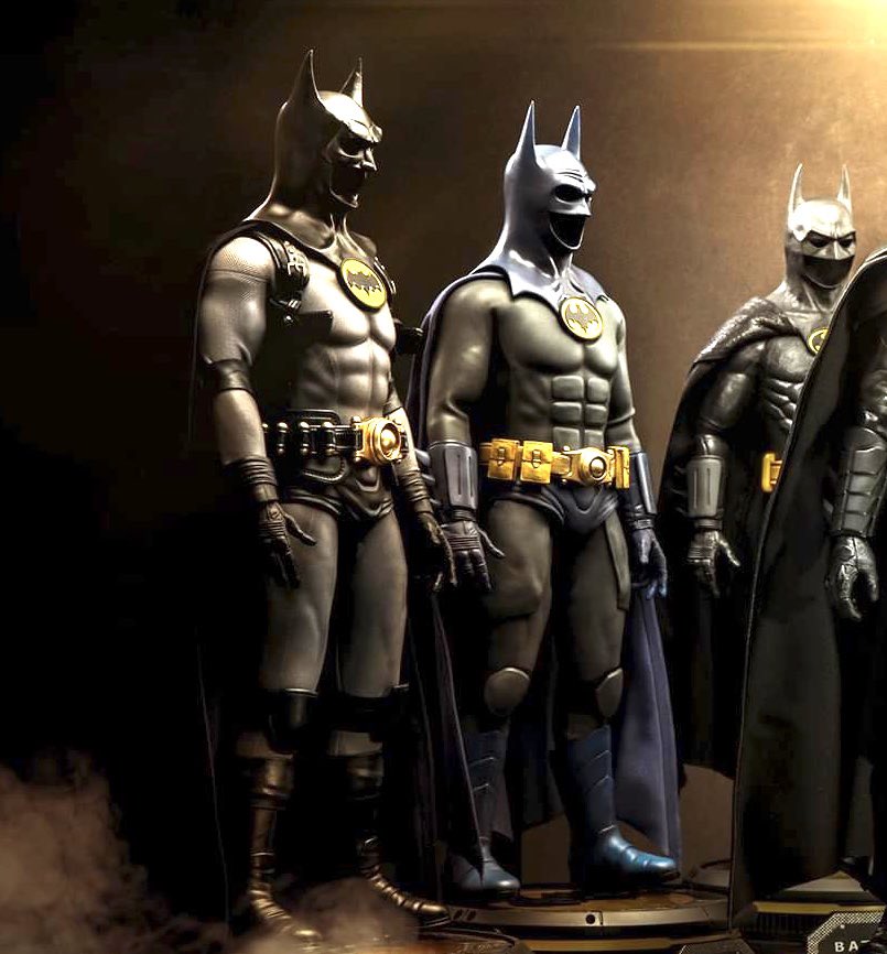 Keaton Batman had trunks AND a blue and grey suit!

Massive W