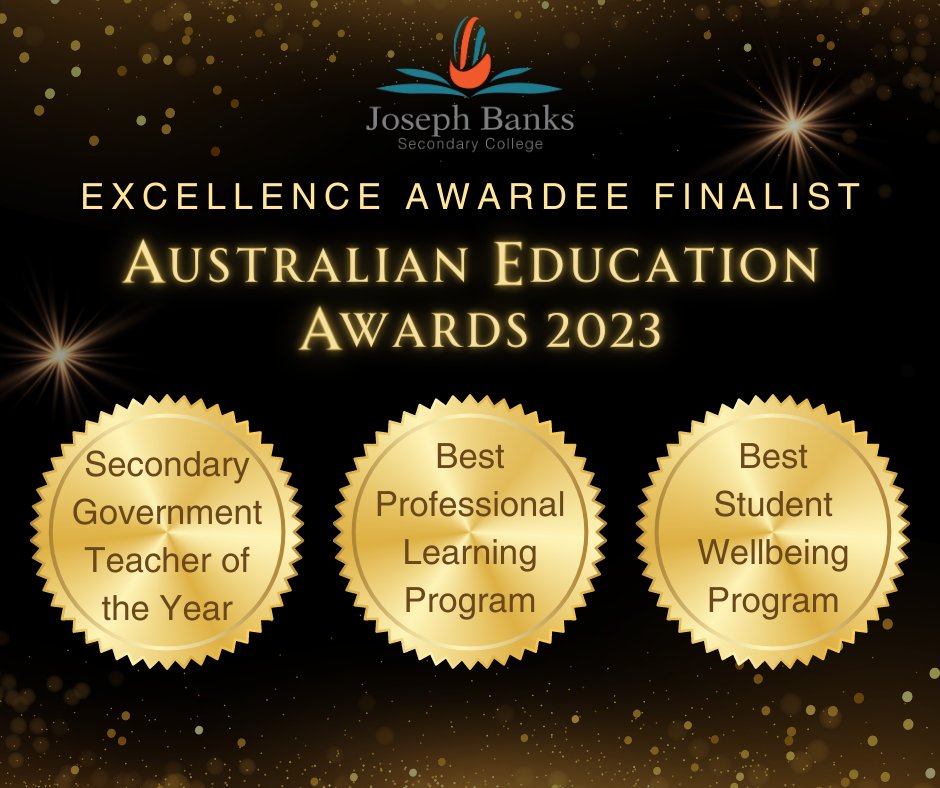 We are excited and very proud to have been named Excellence Awardee Finalist for the 2023 Australian Education Awards.   To be recognised at such a distinguished level is an exceptional accolade! 
#AusEdAwards #publiceducation_wa #AustralianEducation #Excellence