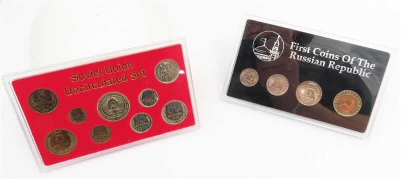 RedArtefacts's tweet photo. #ad Set of (2) 1970 and 1991  and Russian Republic Coins   https://t.co/0FFIP4bUy2 https://t.co/QBlEAAfNUA