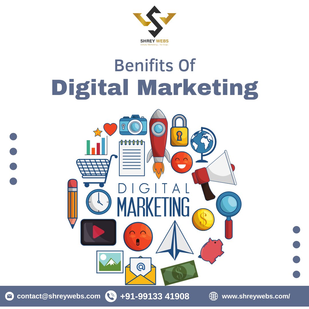 1️⃣ Higher ROI
2️⃣ Improved brand recognition
3️⃣ Increased customer engagement
4️⃣ Increased website traffic
5️⃣ Better targeting capabilities
6️⃣ Greater insight into customers' needs and preferences
7️⃣ Low cost of entry
8️⃣ Faster results
#ContentMarketing #Digitalmarketingservices