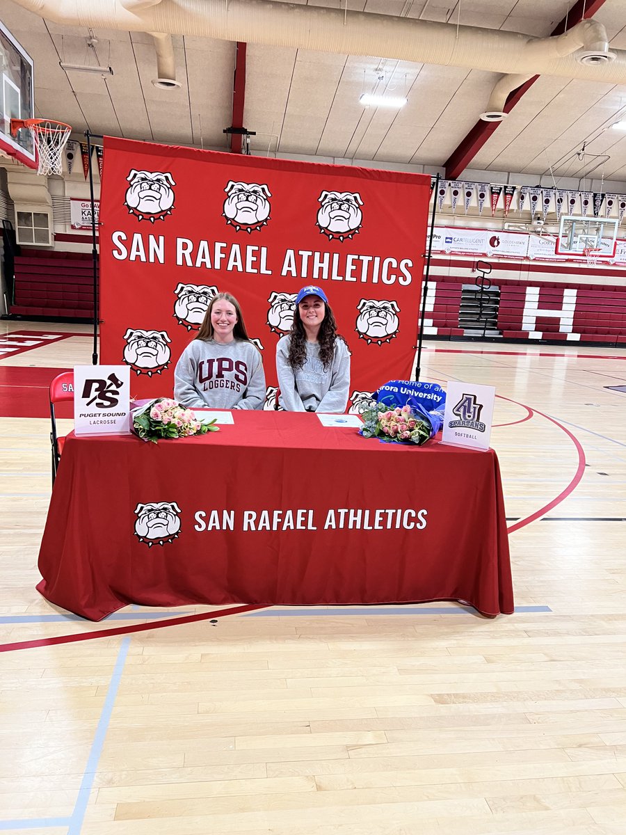 Sanrafaeldawgs's tweet photo. ❗️College Signing❗️

We are excited to have celebrated Pier Pomeroy and Megan Murphy on their special signing day! 

They celebrated 🎉 along with their families, teammates and friends!

@PSLoggers | @AU_Spartans 

@marinij_sports @westcoastpreps_ https://t.co/CXKvI3H379