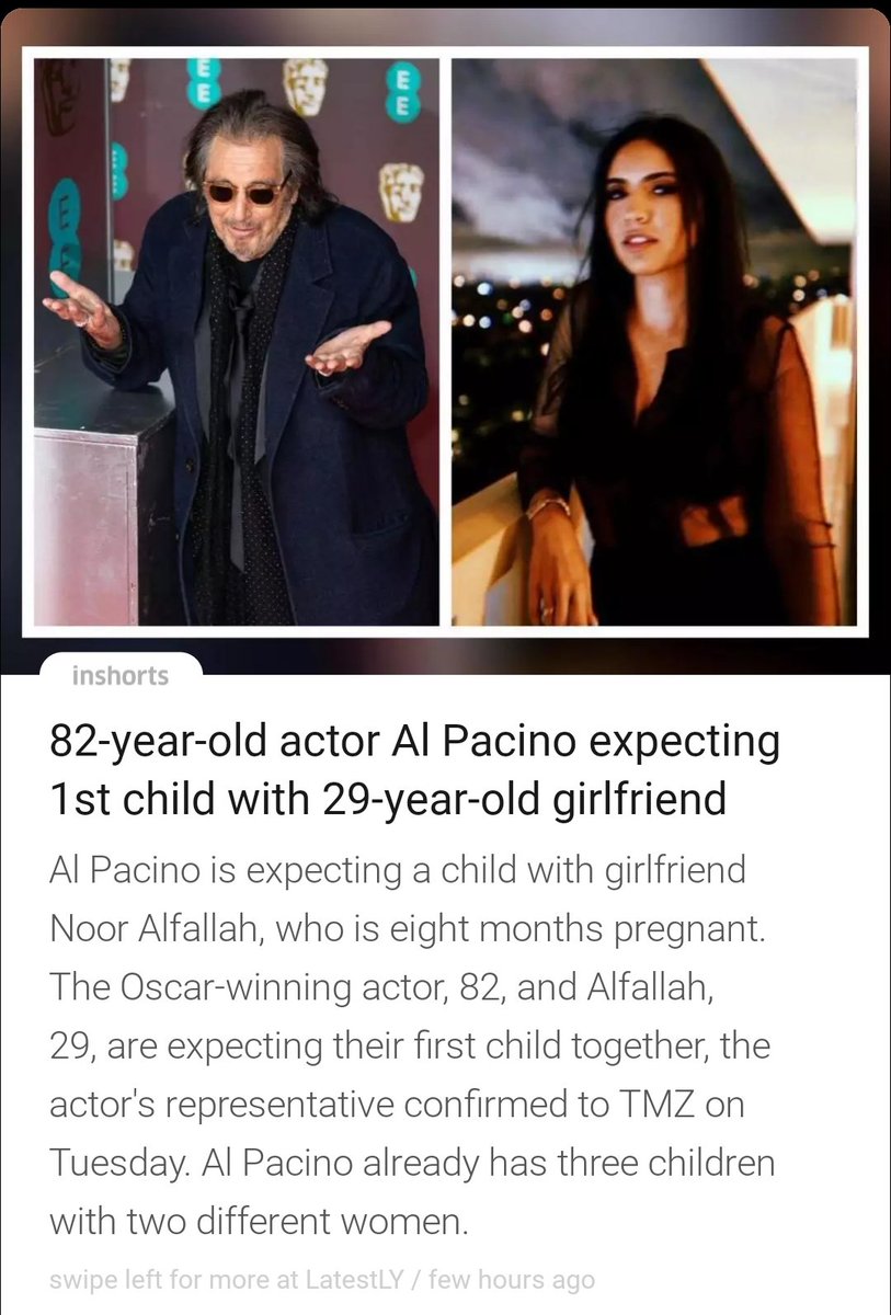Al Pacino Being The Real Godfather🤰.