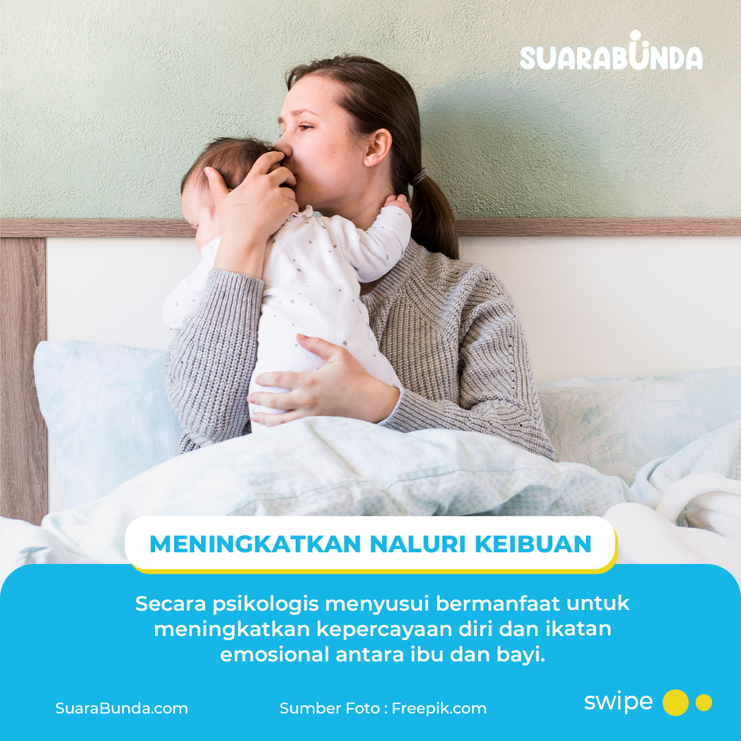 Menyusui ga cuma soal memberikan nutrisi, tapi juga memberikan manfaat psikologis yang luar biasa baik bagi ibu dan anak 🤗❤

Mau tau apa aja manfaatnya? Baca postingan ini sampe selesai ✨

#momslife #cintaibu #kesehatanmental #manfaatmenyusui