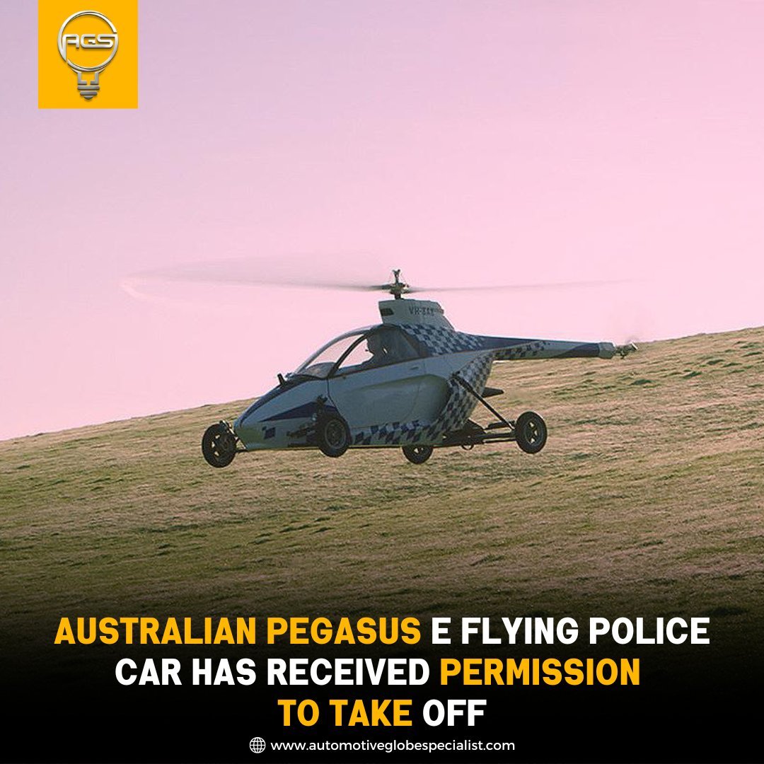 Introducing the Aussie Pegasus E: The Future of Policing Takes Flight! With official approval for take-off, these groundbreaking flying police car promises to transform law enforcement with its advanced capabilities. Get ready for a new era in crime-fighting. #flyingcar #tech