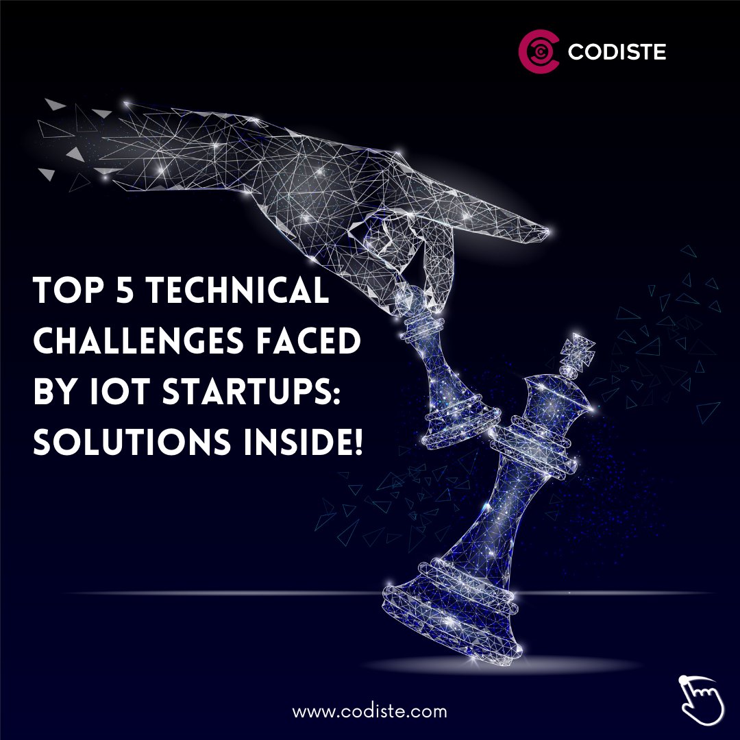 codistepvtltd's tweet image. 𝐀𝐭𝐭𝐞𝐧𝐭𝐢𝐨𝐧 #IoTstartups !
Are you facing technical hurdles on your journey to success? Here are the
𝐓𝐨𝐩 𝟓 𝐜𝐡𝐚𝐥𝐥𝐞𝐧𝐠𝐞𝐬 𝐚𝐧𝐝 𝐬𝐨𝐥𝐮𝐭𝐢𝐨𝐧𝐬 𝐭𝐨 𝐡𝐞𝐥𝐩 𝐲𝐨𝐮 𝐧𝐚𝐯𝐢𝐠𝐚𝐭𝐞 𝐭𝐡𝐫𝐨𝐮𝐠𝐡 𝐭𝐡𝐞 𝐜𝐨𝐦𝐩𝐥𝐞𝐱𝐢𝐭𝐢𝐞𝐬 𝐨𝐟 𝐭𝐡𝐞 𝐈𝐨𝐓 𝐰𝐨𝐫𝐥𝐝!