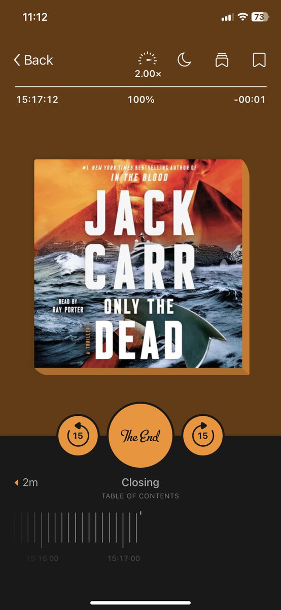 mlcarter34's tweet image. Just finished #OnlyTheDead by @JackCarrUSA and I loved every second of it! Could you imagine a #ScotHarvath &amp;amp; #JamesReece collaboration? Something to think about @BradThor &amp;amp; @JackCarrUSA while talking at #ThrillerFest this weekend!