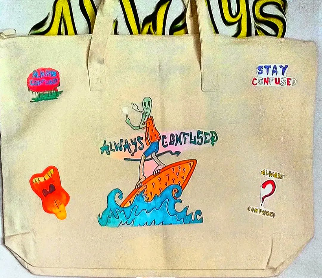 ArtConfusing's tweet image. ❓AlWaYs CoNfUsEd ClOtHiNg❓
#Always #Confused #Clothing #Apparel #Art #Artwork #Nyc #Fyp #Clothingbrand #Foryou #Tote #Totebags #Swag #Originalart #Design #Surfing #Alien #Beachday #Skateboarding #Summer #Shop #Forsale #Giftideas #Retweet #Localartist #Smallbusiness #Creative