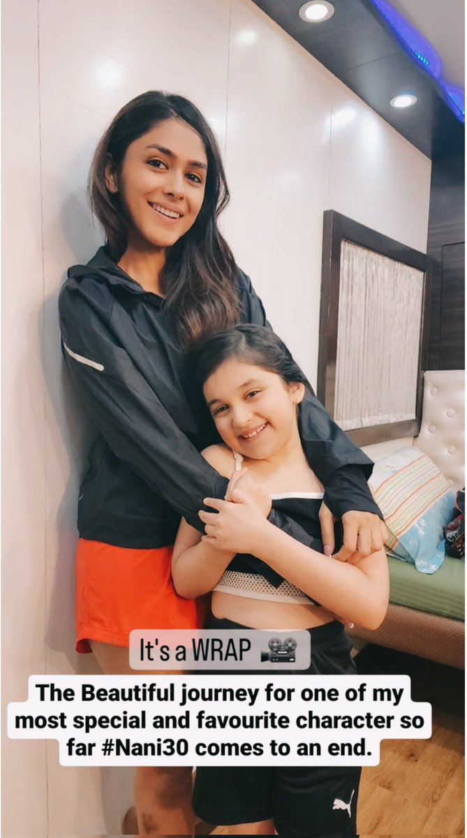 jyomrunal's tweet photo. We all waiting to see you in theatres very soon
The journey of #nani30 film may be over now. But wish your journey in south film industry continues
God bless you cutie Kiara Loads of Love 🥰
#MrunalThakur #Kiara #nani30 #kanha #gol #cutie #loadsoflove #wrap #nani30 #tollywood https://t.co/gUcqbFnCN7
