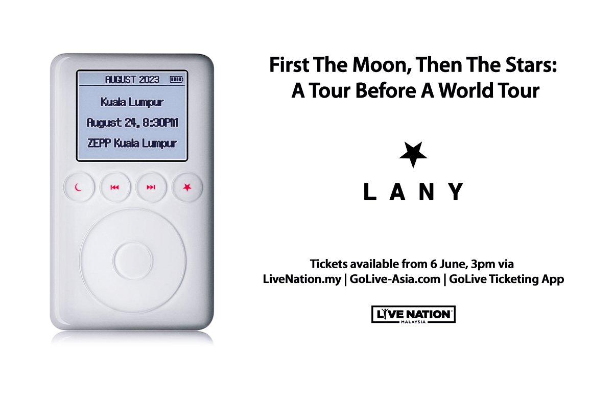 LANY: First The Moon, Then The Stars: A Tour Before A World Tour in Kuala Lumpur 2023 (Tickets)