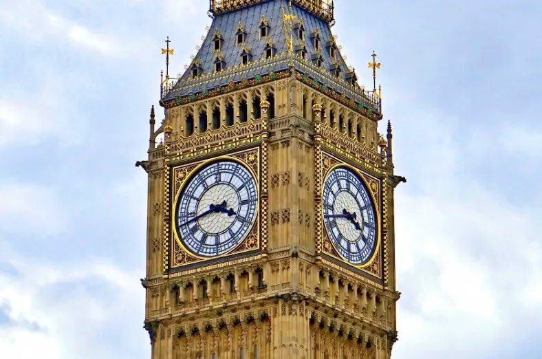 Morning and happy 164th birthday to the Great Clock -not the Great Bell ‘Big Ben’- in the Elizabeth Tower of the Palace of Westminster which started keeping time on this day 1859. It was built by horologist Edward Dent and cost £2,500. It stopped most recently earlier this month.