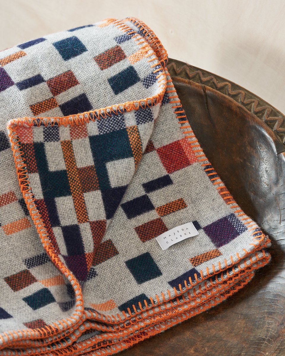 Getting ready for exhibiting my textiles at Bovey Tracey Craft Festival 9-11th June. New collection of blankets and scarves nearly finished.