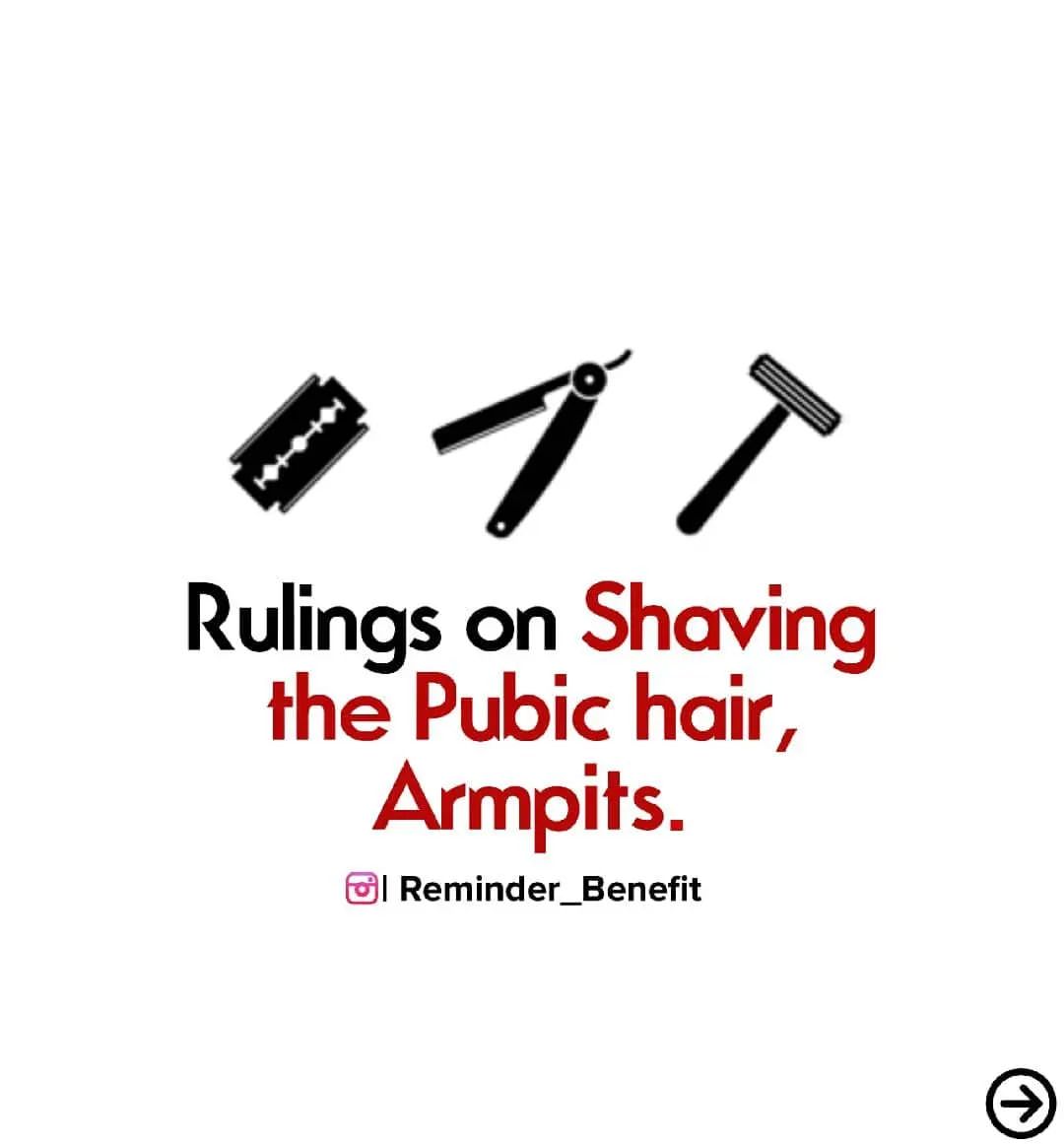 Rulings on Shaving The Pubic Hair & Armpit...

THREAD