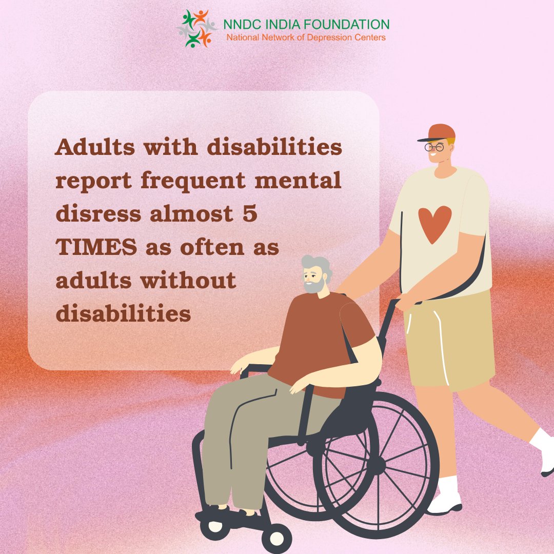 Mental health is just as important as physical health, but for people with disabilities, accessing mental health care can be a challenge. Many people with disabilities face barriers to care, such as lack of awareness,linkedin.com/posts/nndcif_m…
#Depression #Anxiety #MentalHealth