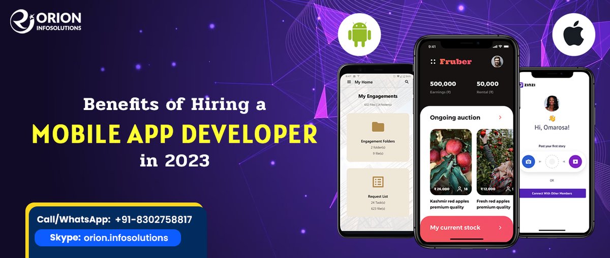 orioninfojaipur's tweet image. 𝗕𝗲𝗻𝗲𝗳𝗶𝘁𝘀 𝗼𝗳 𝗛𝗶𝗿𝗶𝗻𝗴 𝗮 𝗠𝗼𝗯𝗶𝗹𝗲 𝗔𝗽𝗽 𝗗𝗲𝘃𝗲𝗹𝗼𝗽𝗲𝗿s 𝗶𝗻 𝟮𝟬𝟮𝟯
orioninfosolutions.com/blog/benefits-…
#benefits #hiring #mobileappdevelopers #2023year #appdevelopers