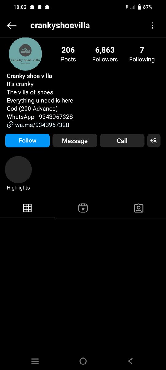 I have got frauded by this one account online on instagram selling shoes and stuffs. Guys be safe. <a href="/jagograhakjago/">Consumer Affairs</a> please help me out.