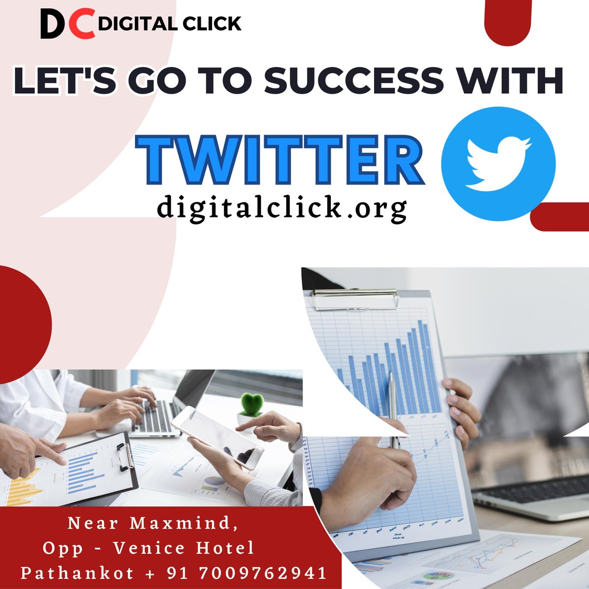 DigitalClick4u's tweet image. “We Building Social identity with Social Media Marketing.” Promote your business through Twitter Marketing!!! We deal in all kind of online promotional services, Contact us: Digital Click: +91 7009762941

#Digitalclick #twittermarketing #likeforfollow #like #business #follow r