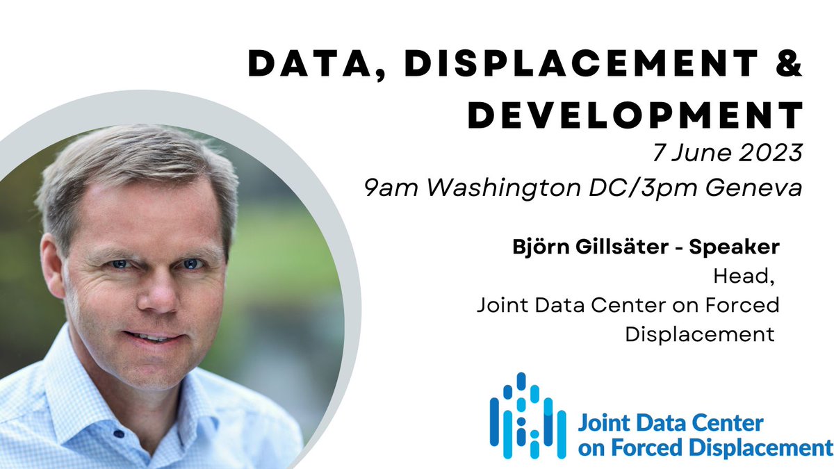 Leaders on #migration, #refugees and #internaldisplacement will discuss how data can support development on 7 June Register now to join online tinyurl.com/4xatf4pt