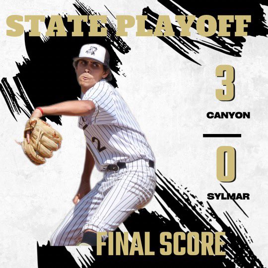 We are moving on. Next game Thursday June 1st 4pm at HOME. 🖤💛⚾️ <a href="/OCSportsZone/">OC Sports Zone</a> <a href="/ComancheSports/">Canyon Athletics</a> <a href="/canyoncomanches/">Canyon High School</a> <a href="/LesLukach/">𝐋𝐞𝐬 𝐋𝐮𝐤𝐚𝐜𝐡</a> <a href="/latsondheimer/">eric sondheimer</a> @PBR_California <a href="/SteveFryer/">Steve Fryer</a> <a href="/ocvarsity/">ocvarsity</a>
