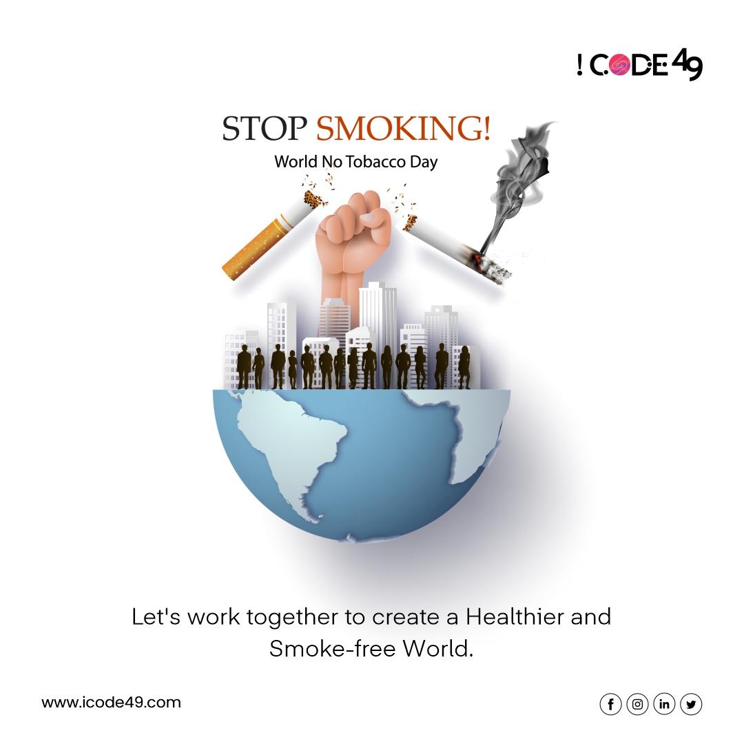 icode49's tweet image. As individuals and organizations, we can play a role in promoting a tobacco-free world. Whether you are a smoker or not, take a moment today to learn more about the health risks of tobacco use and how you can support others in quitting.
.
.
.#WorldNoTobaccoDay #QuitTobacco